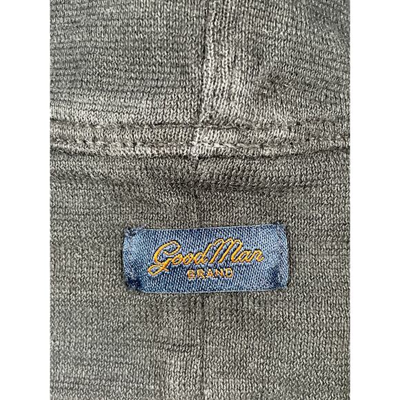 Goodman Brand Hoodie Men’s Large Black LS 100% Cotton Casual Streetwear - Picture 2 of 6